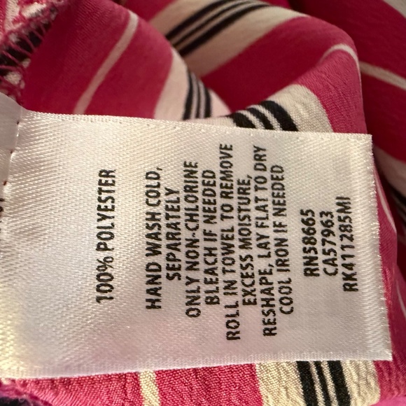 Nordstrom Small Jumpsuit - Magenta & Ivory Striped - Picture 9 of 9